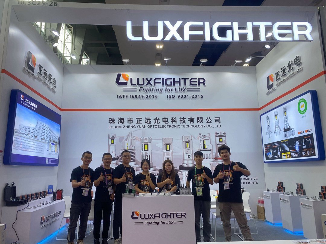 LUXFIGHTER LED Farlar 134. Kanton Fuarı