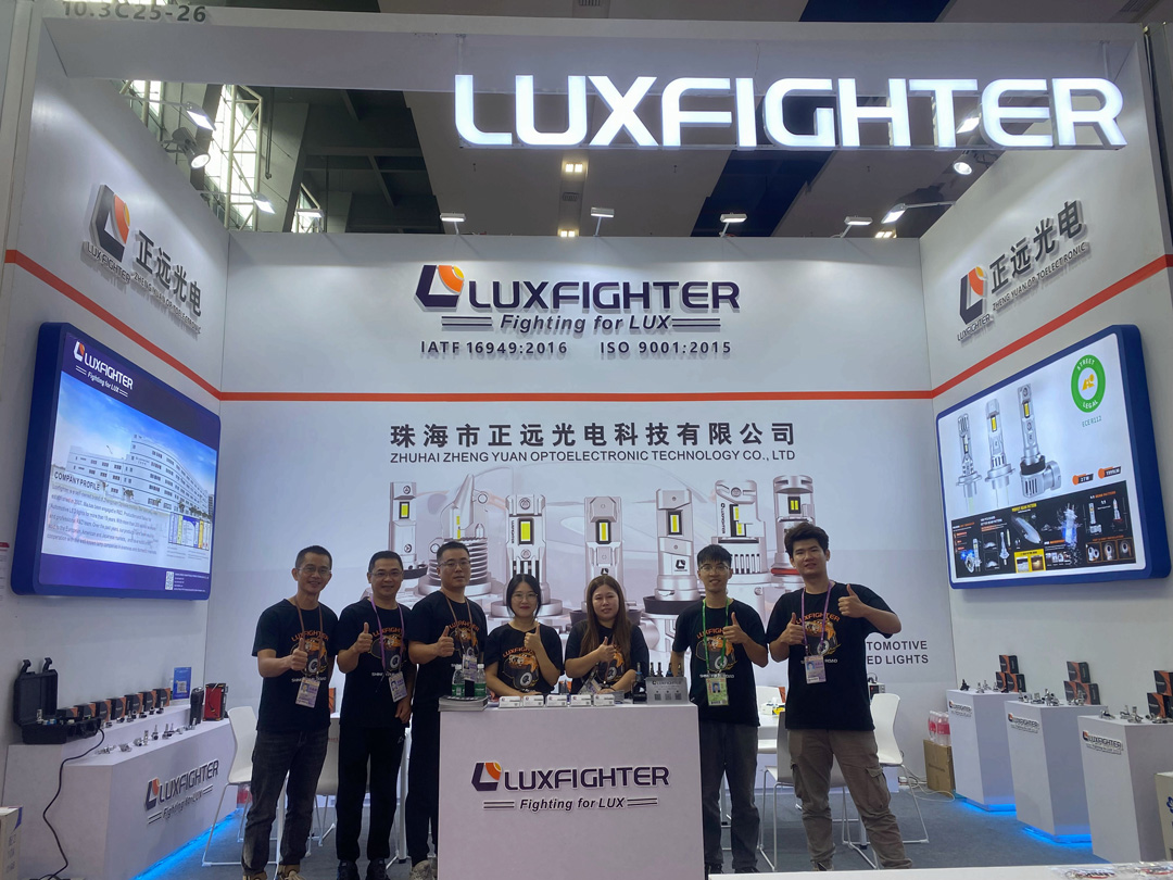 Luxfighter LED Farlar 134. Kanton Fuarı