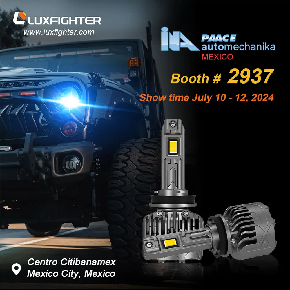 Luxfighter Car Led Far 2024 Meksika Ina Paace